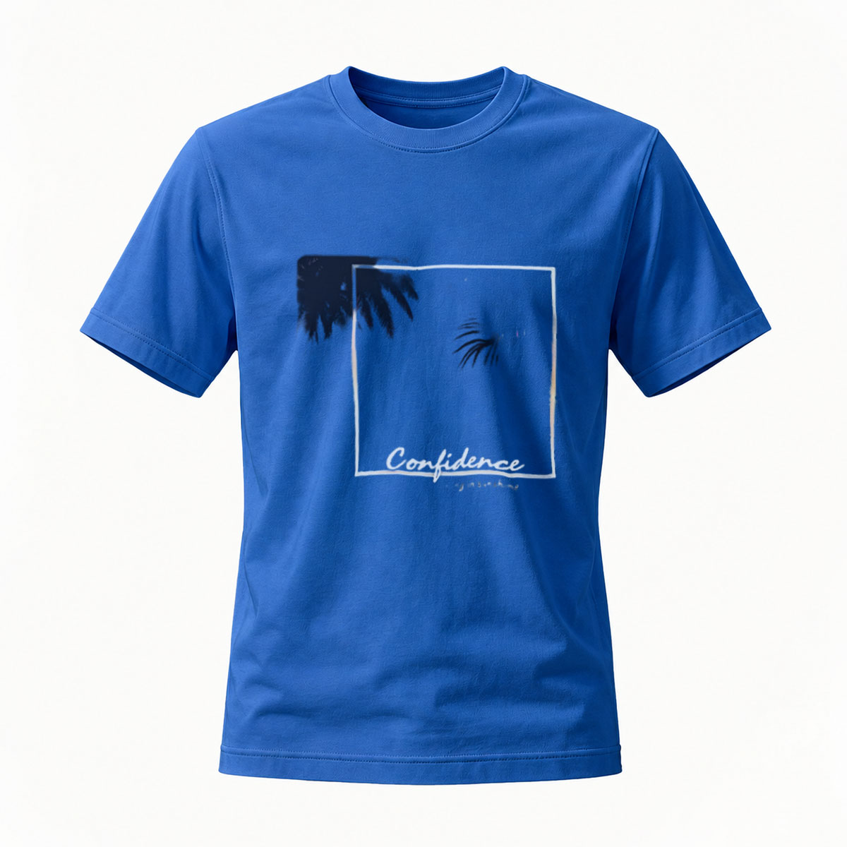 Confidence Print Men's T-Shirt Fashion Statement Wear - Image 4