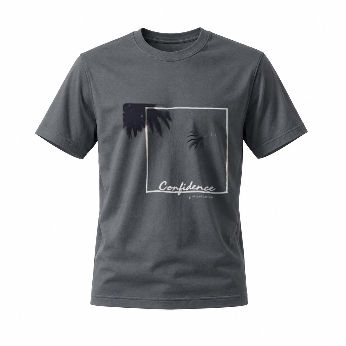 Confidence Print Men's T-Shirt Fashion Statement Wear - Image 6