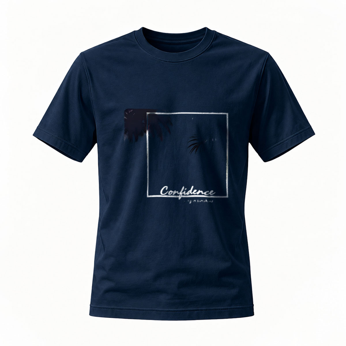 Confidence Print Men's T-Shirt Fashion Statement Wear - Image 7
