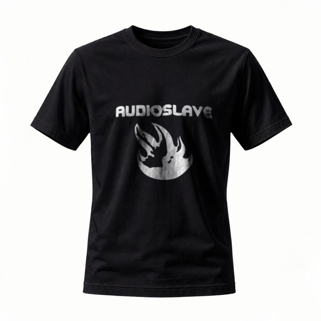 Audioslave Band Logo T-Shirt Men's Rock Music Gift Apparel