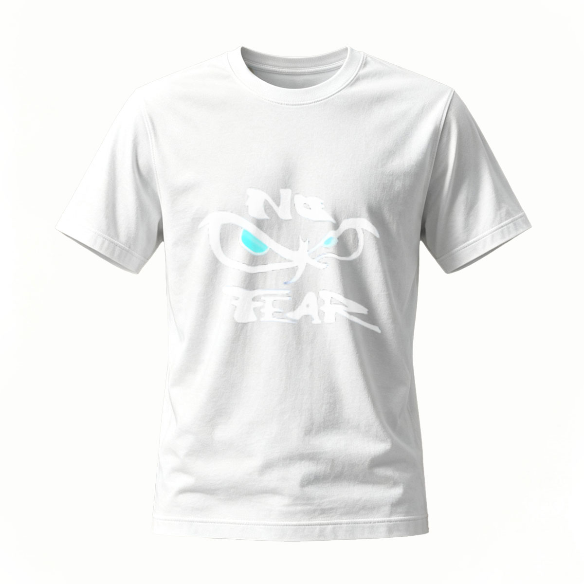 No Fear Logo T-Shirt Men's Black Graphic Tee Casual Wear - Image 2