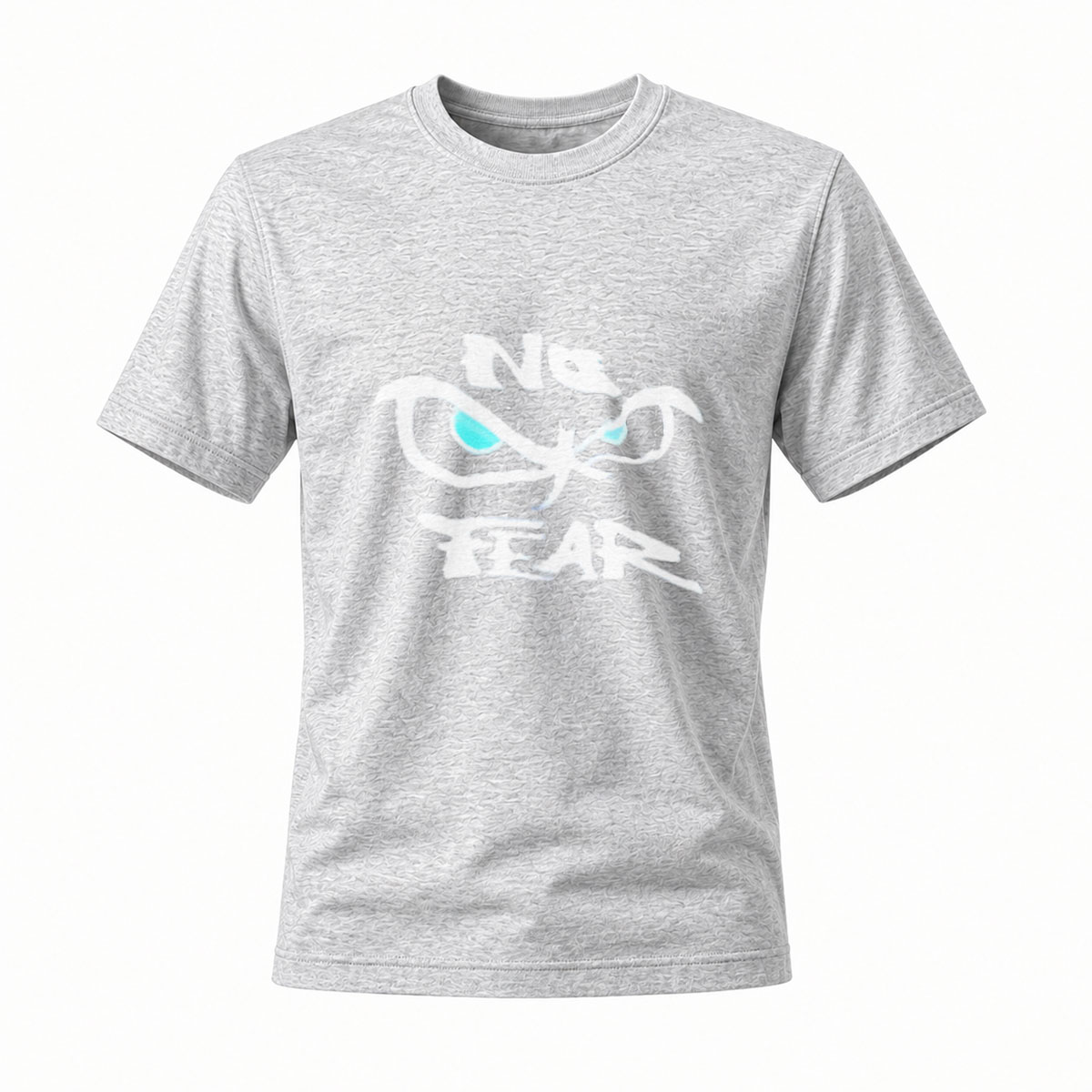 No Fear Logo T-Shirt Men's Black Graphic Tee Casual Wear - Image 3