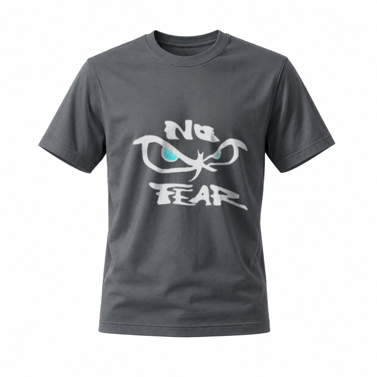 No Fear Logo T-Shirt Men's Black Graphic Tee Casual Wear - Image 6
