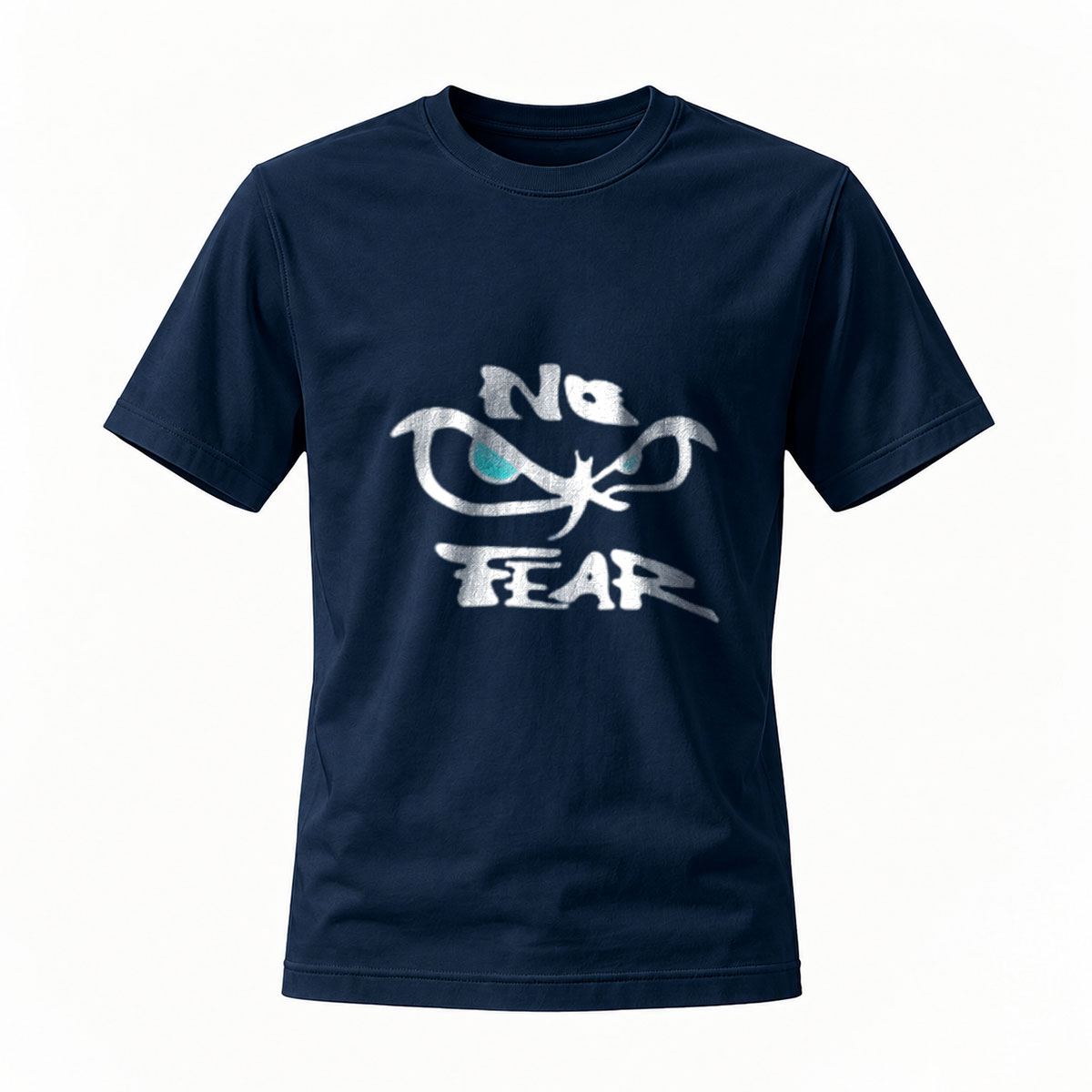 No Fear Logo T-Shirt Men's Black Graphic Tee Casual Wear - Image 7
