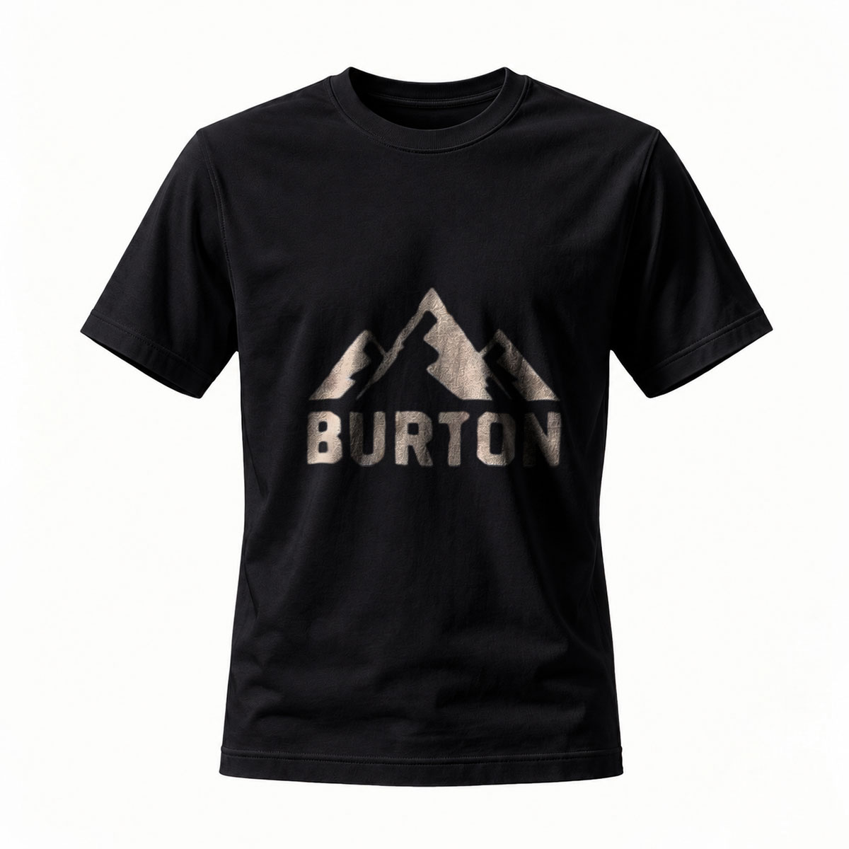Burton Mountain Logo T-Shirt Men's Black Outdoor Wear