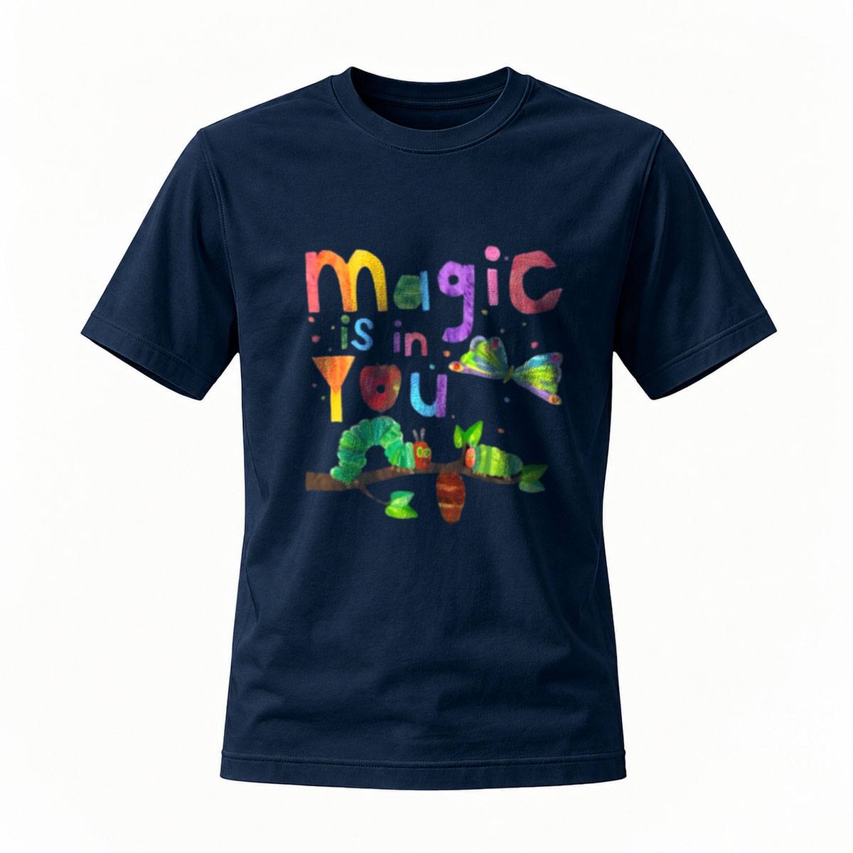 Magic is in You Colorful Caterpillar T-Shirt for Kids - Image 7