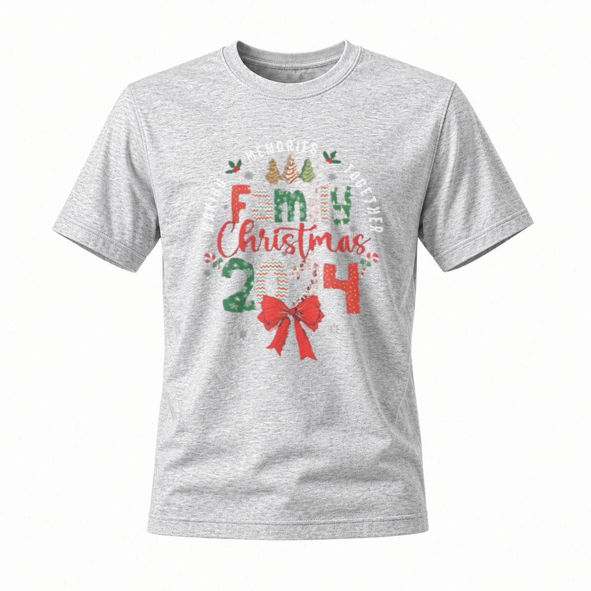 Family Christmas 2024 Making Memories Together T-Shirt - Image 3