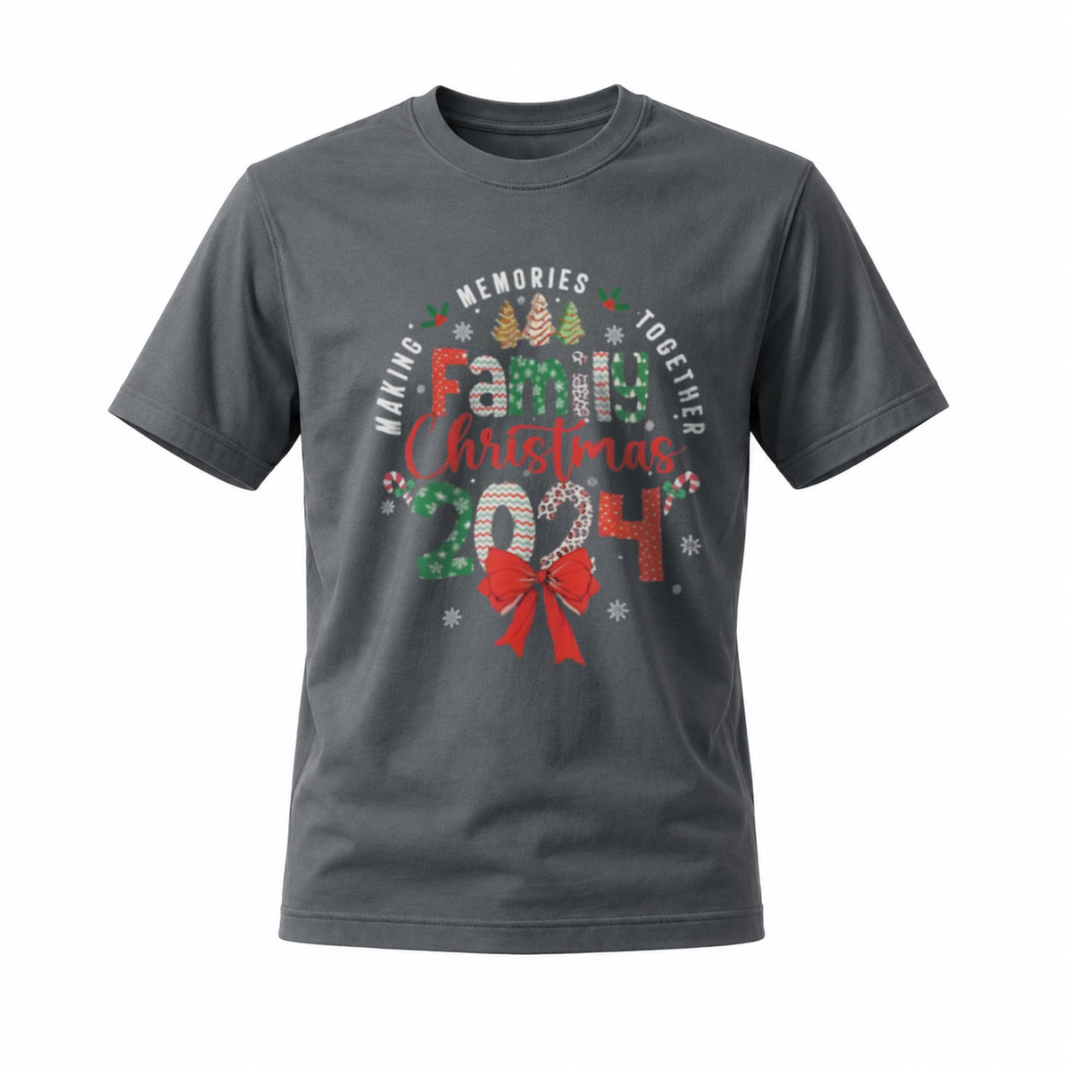 Family Christmas 2024 Making Memories Together T-Shirt - Image 6