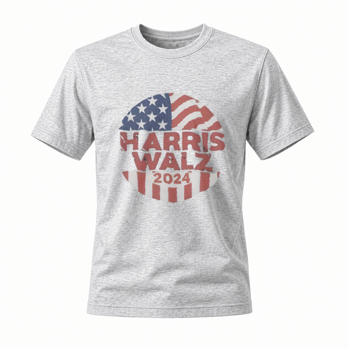 Harris Walz 2024 USA Flag Political T-Shirt Men's Women's - Image 3