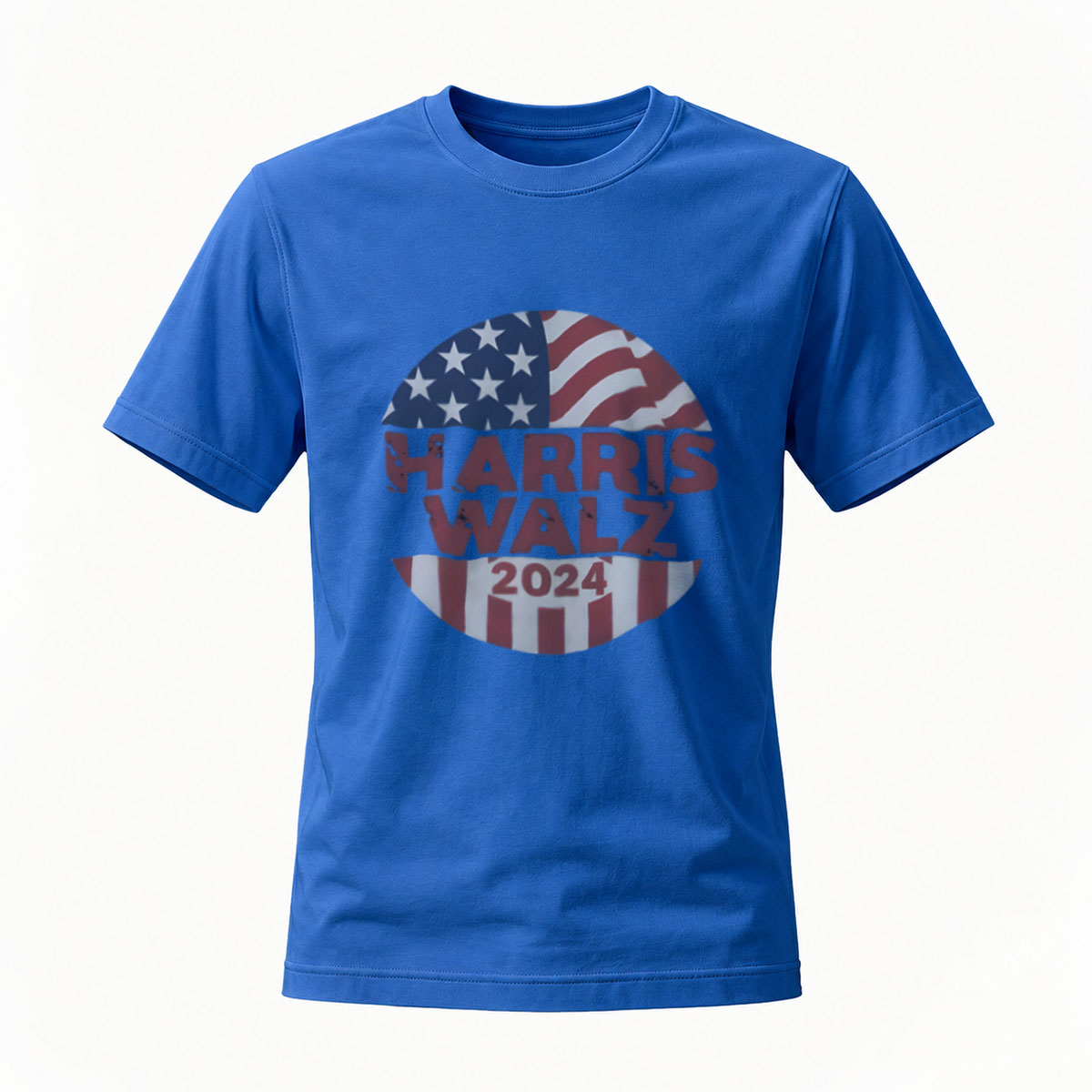 Harris Walz 2024 USA Flag Political T-Shirt Men's Women's - Image 4