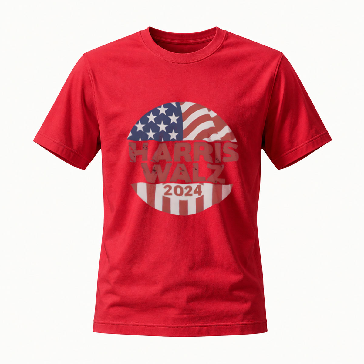 Harris Walz 2024 USA Flag Political T-Shirt Men's Women's - Image 5