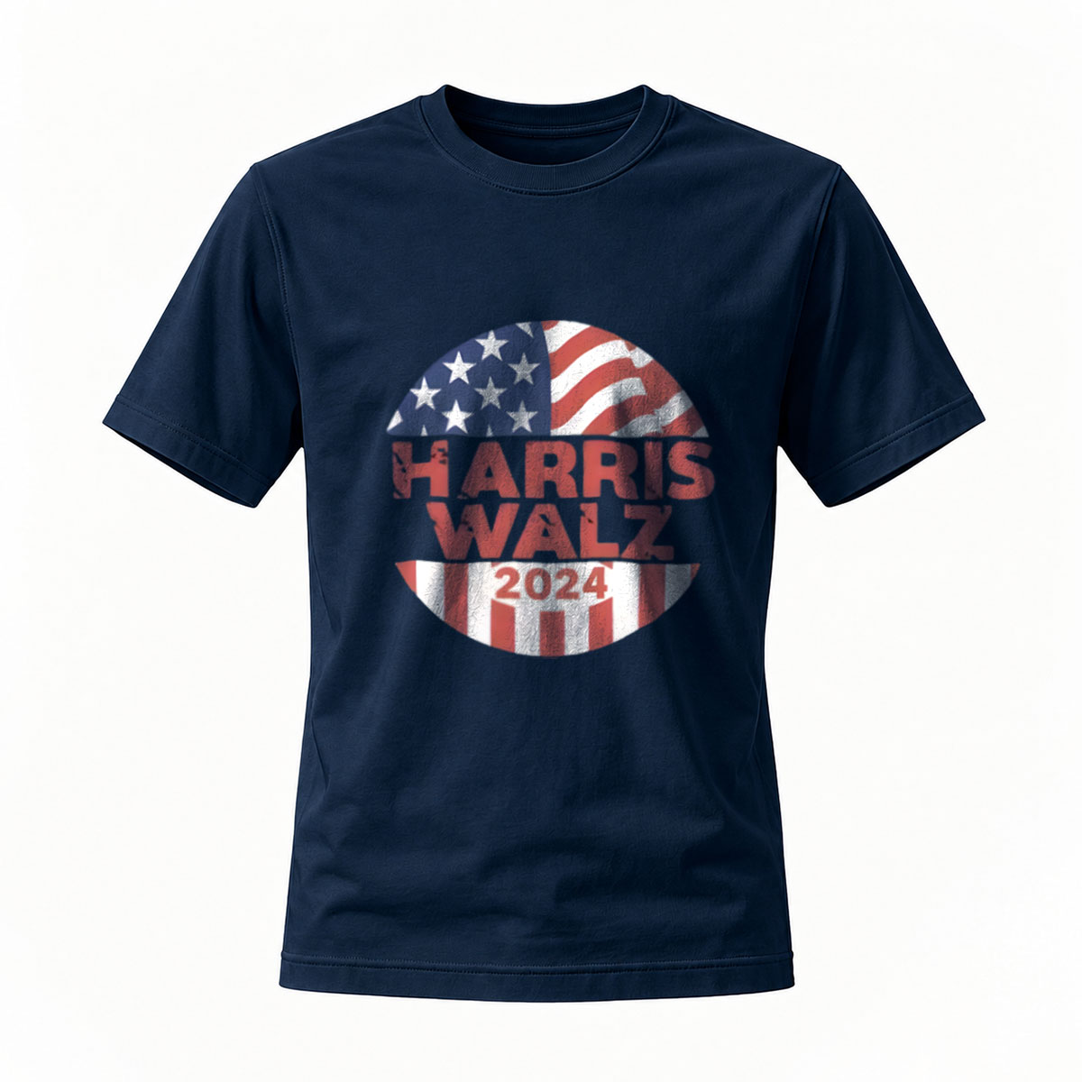 Harris Walz 2024 USA Flag Political T-Shirt Men's Women's - Image 7
