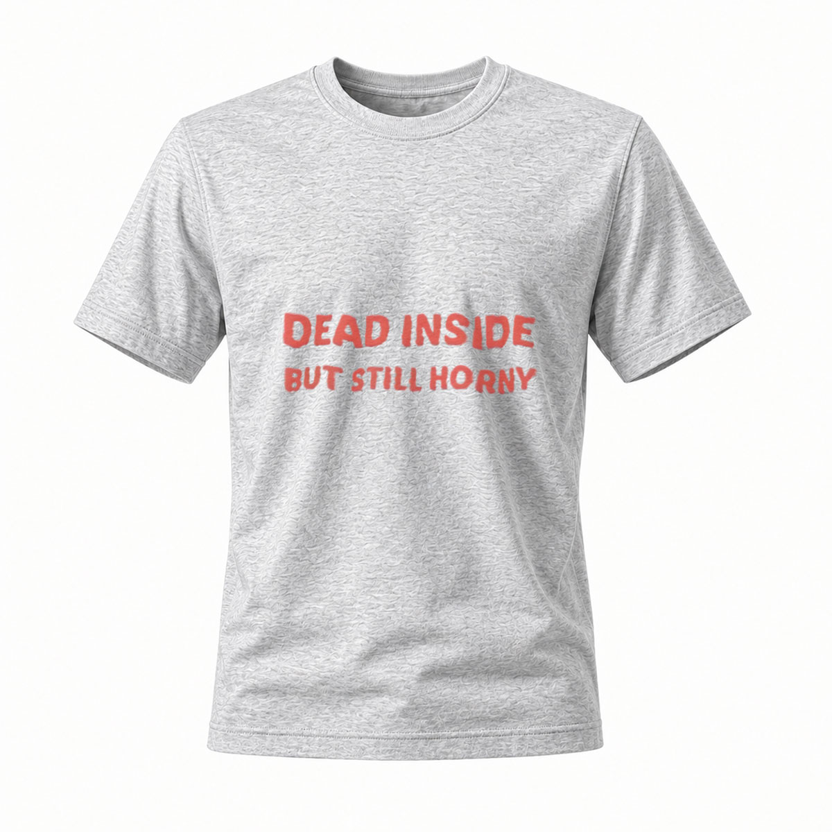 Dead Inside But Still Horny T-Shirt Men's Black Humor Shirt - Image 3