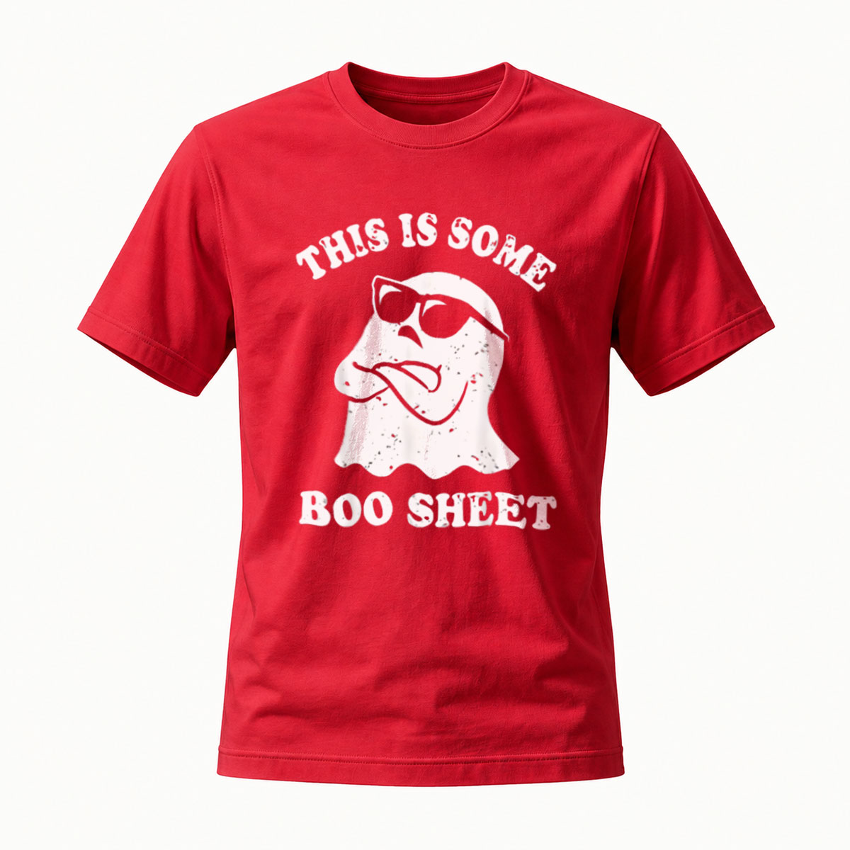 This Is Some Boo Sheet Ghost T-Shirt Halloween Funny Men's Shirt - Image 5