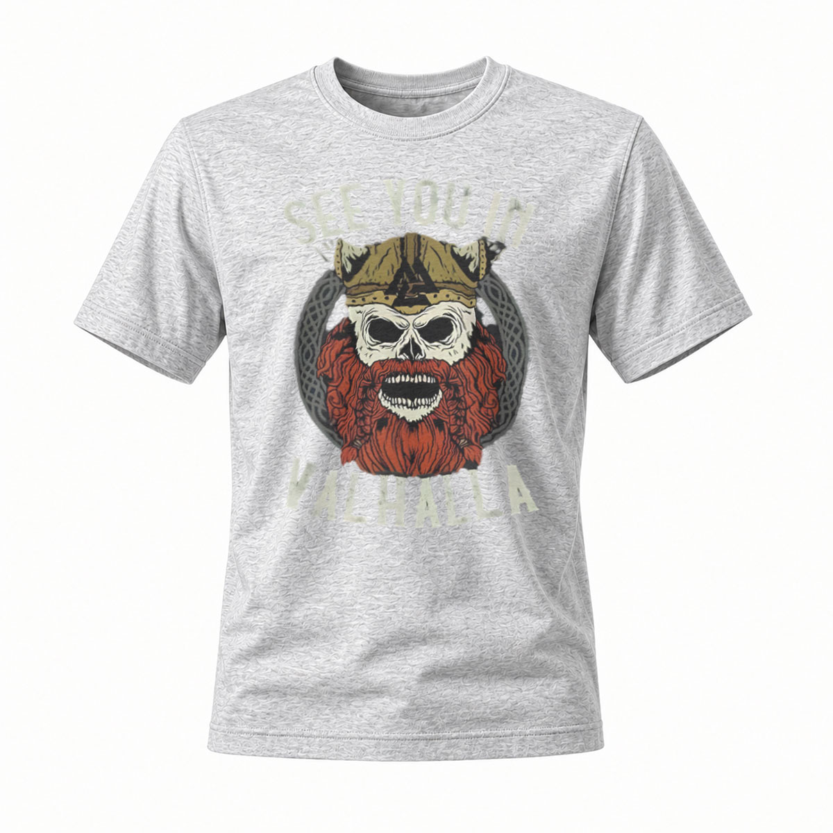 See You In Valhalla Viking Skull T-Shirt Men's Casual Wear - Image 3