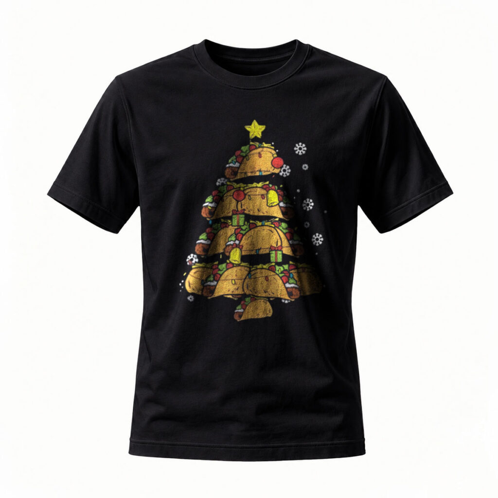 Christmas Tree Bells Men's T-Shirt Holiday Gift Wear