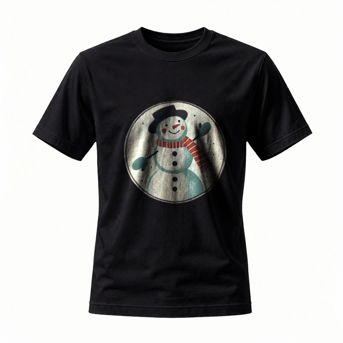 Snowman Christmas T-Shirt Men's Holiday Gift Wear