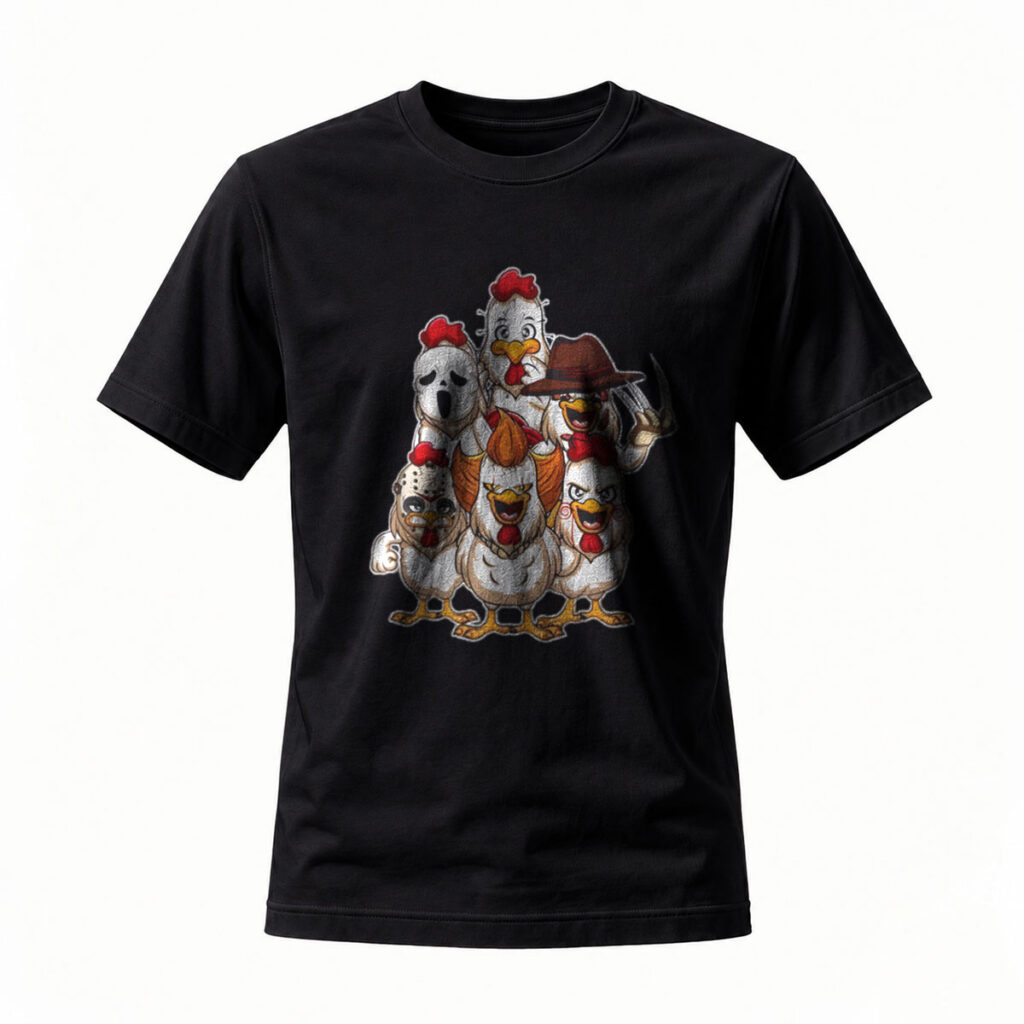 Chicken Gangster Crew Men's T-Shirt Funny Gift Wear