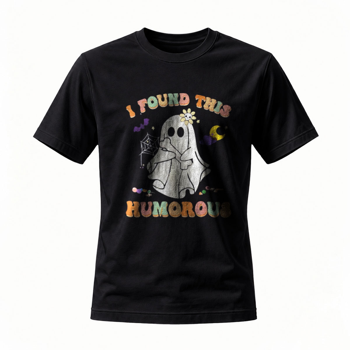 I Found This Humorous Ghost Halloween T-Shirt for Men Women