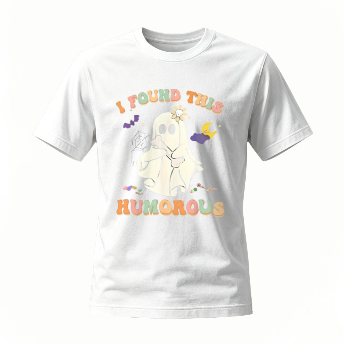 I Found This Humorous Ghost Halloween T-Shirt for Men Women - Image 2