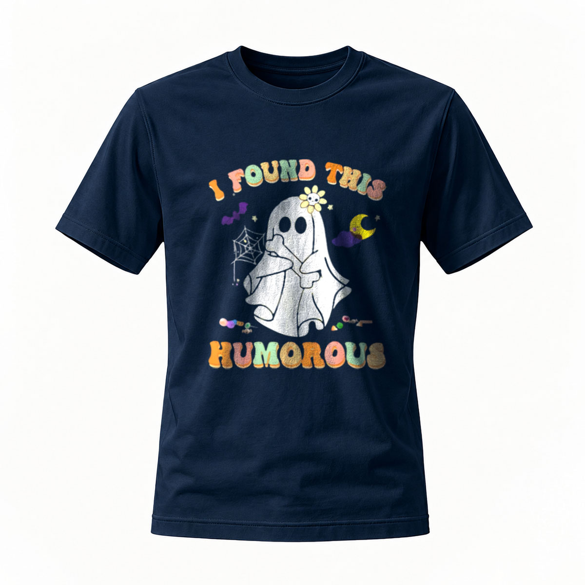 I Found This Humorous Ghost Halloween T-Shirt for Men Women - Image 7
