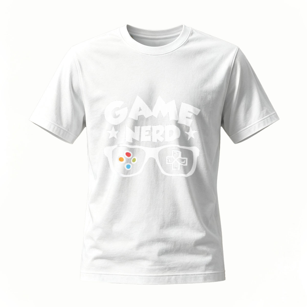 Game Nerd Glasses T-Shirt Men's Gaming Tee Fun Gift for Gamers - Image 2