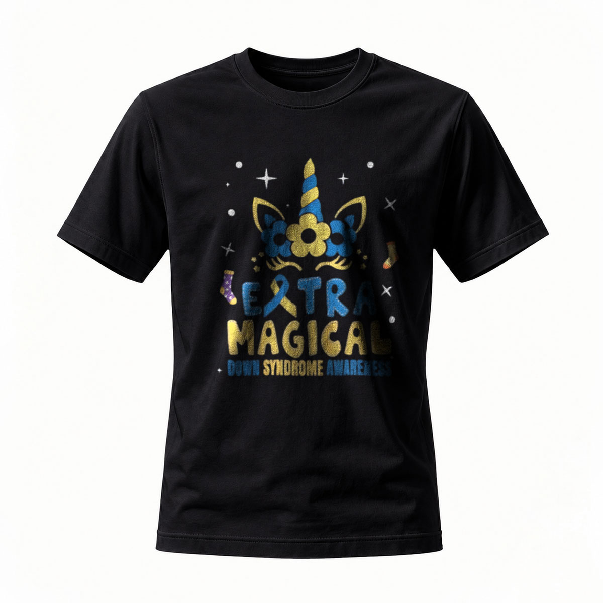 Extra Magical Down Syndrome Awareness Unicorn T-Shirt