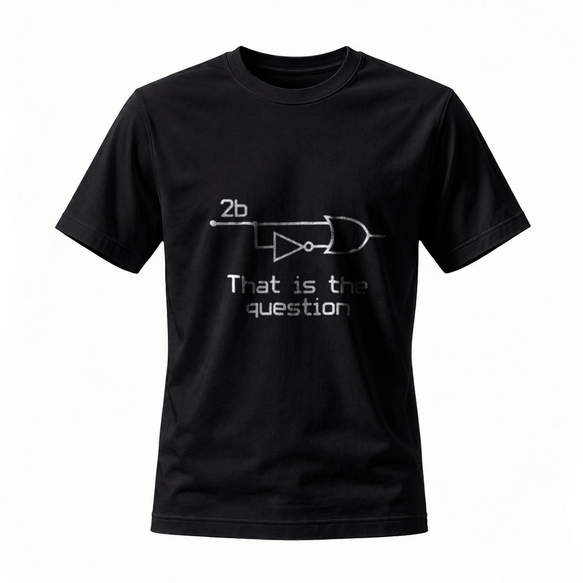 To Be Or Not To Be Logic Gate T-Shirt Men's Women's Gift Tech Humor