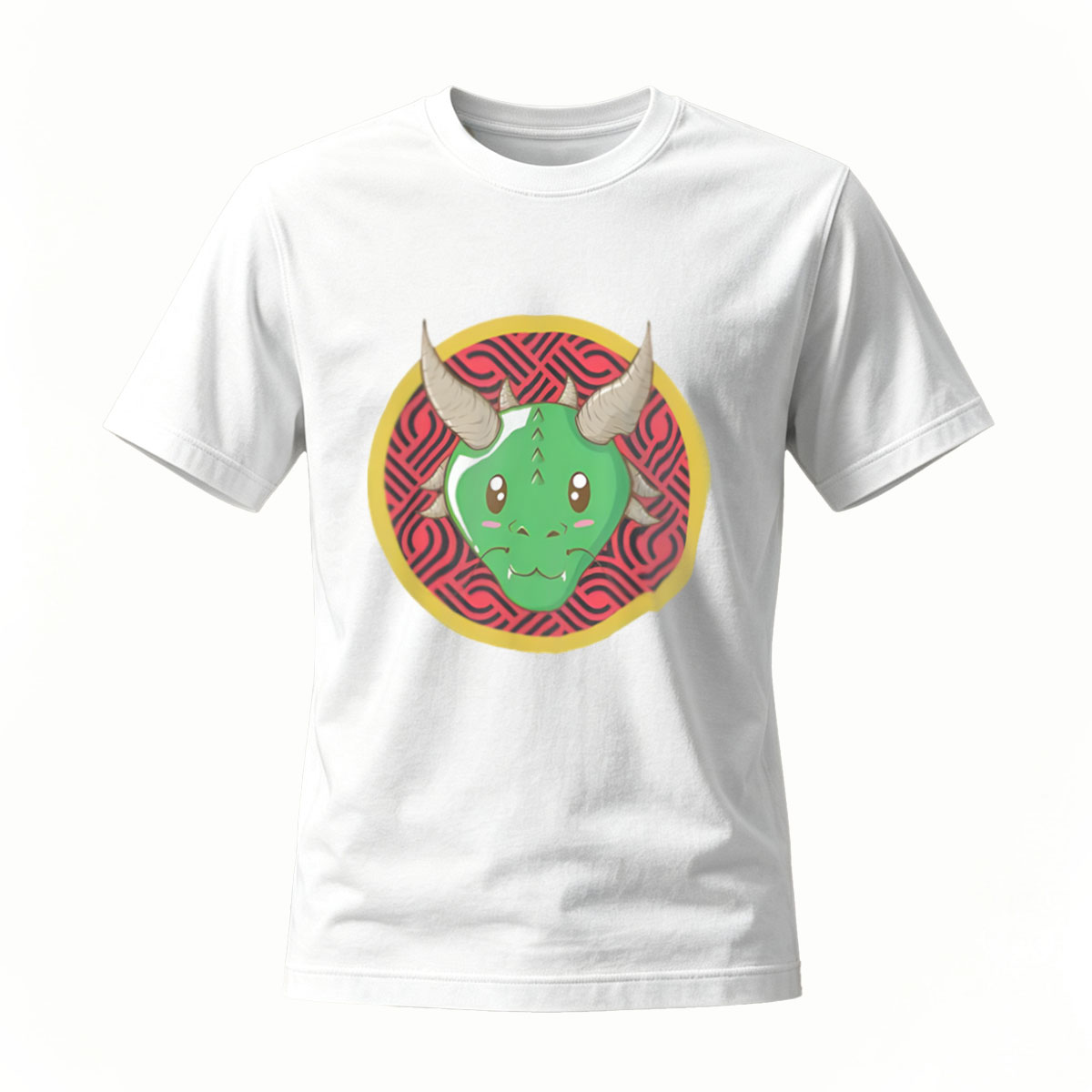 Dragon Head Design Men's T-Shirt Casual Wear Gift Idea - Image 2