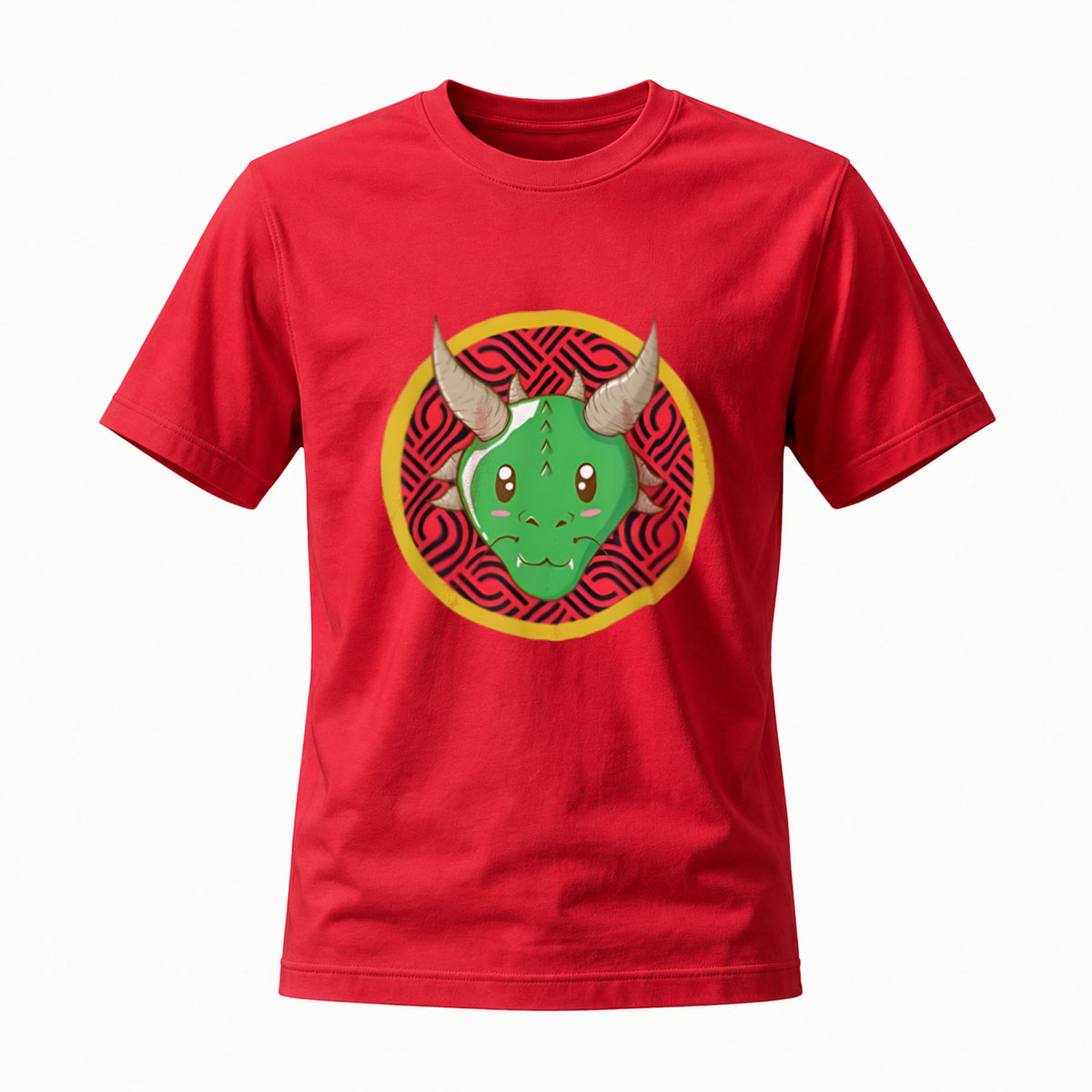 Dragon Head Design Men's T-Shirt Casual Wear Gift Idea - Image 5