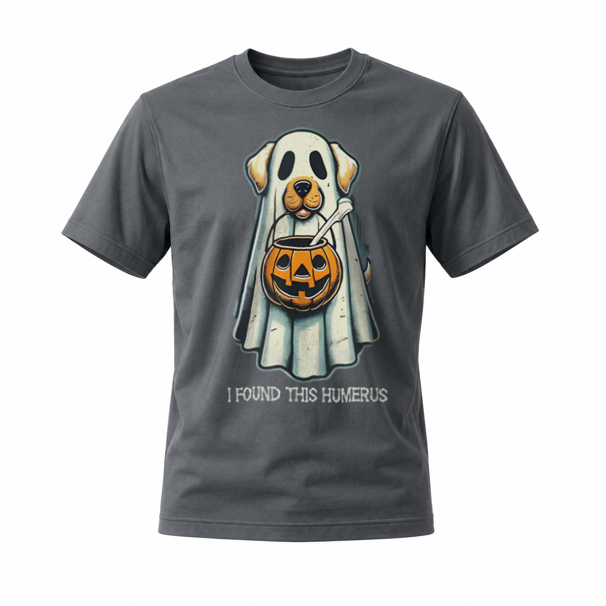 Halloween Dog Ghost Costume T-Shirt Funny Pet Humor Men's Women's - Image 6