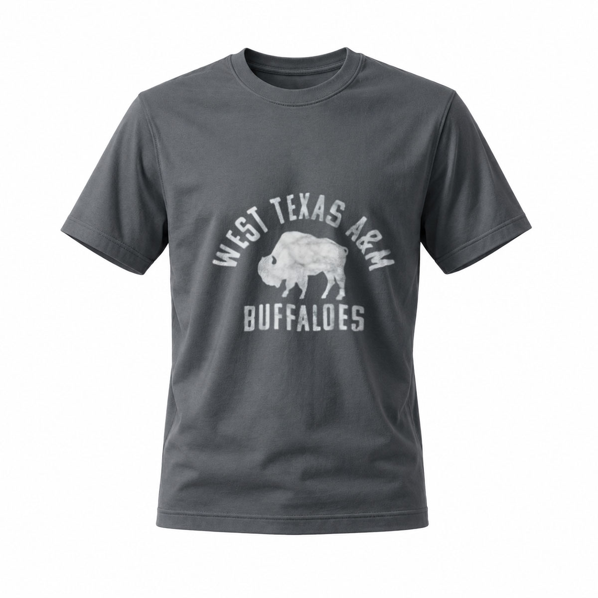 West Texas A&M Buffaloes Logo T-Shirt Men's Black - Image 6