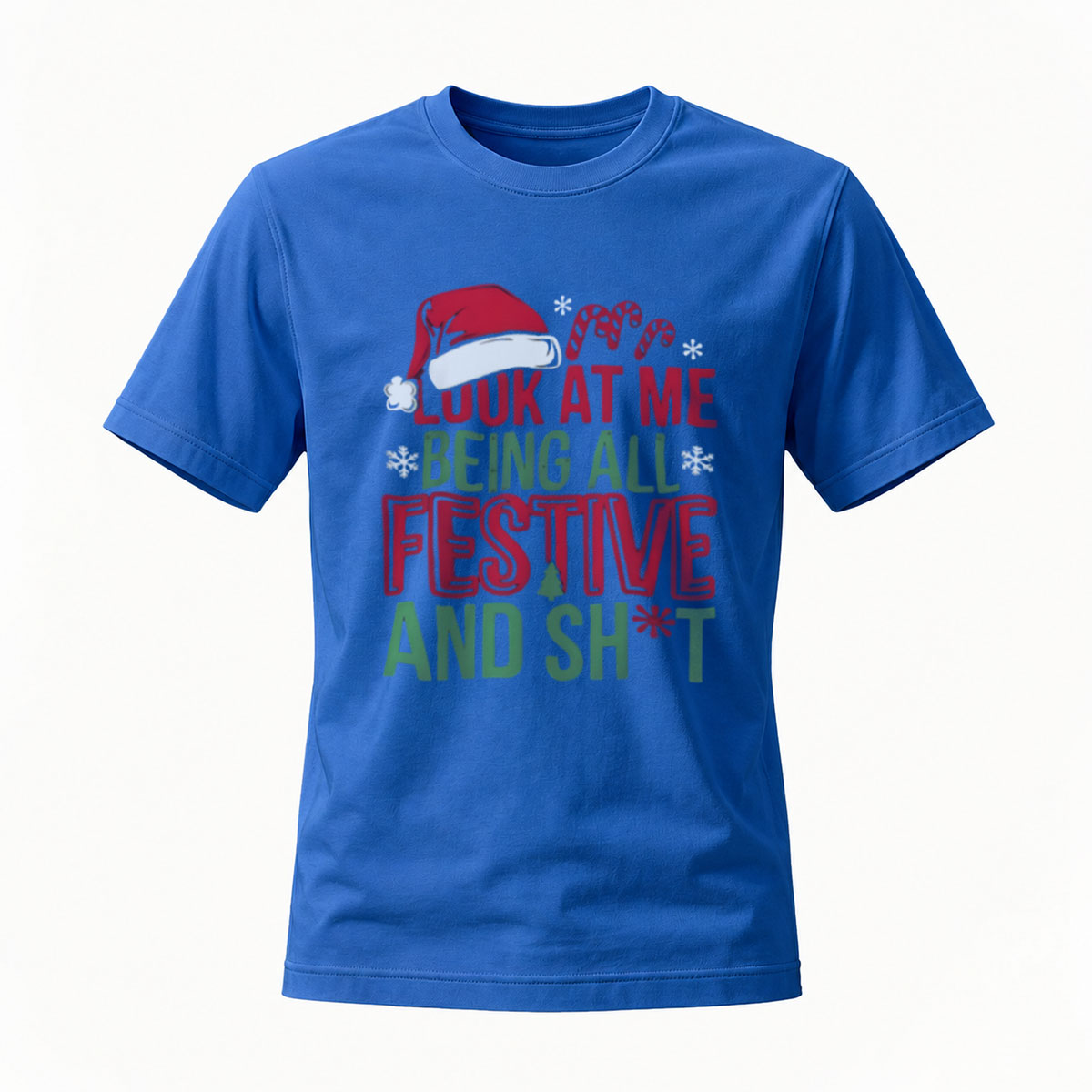 Festive Christmas T-Shirt Men Women Holiday Party Gift Wear - Image 4