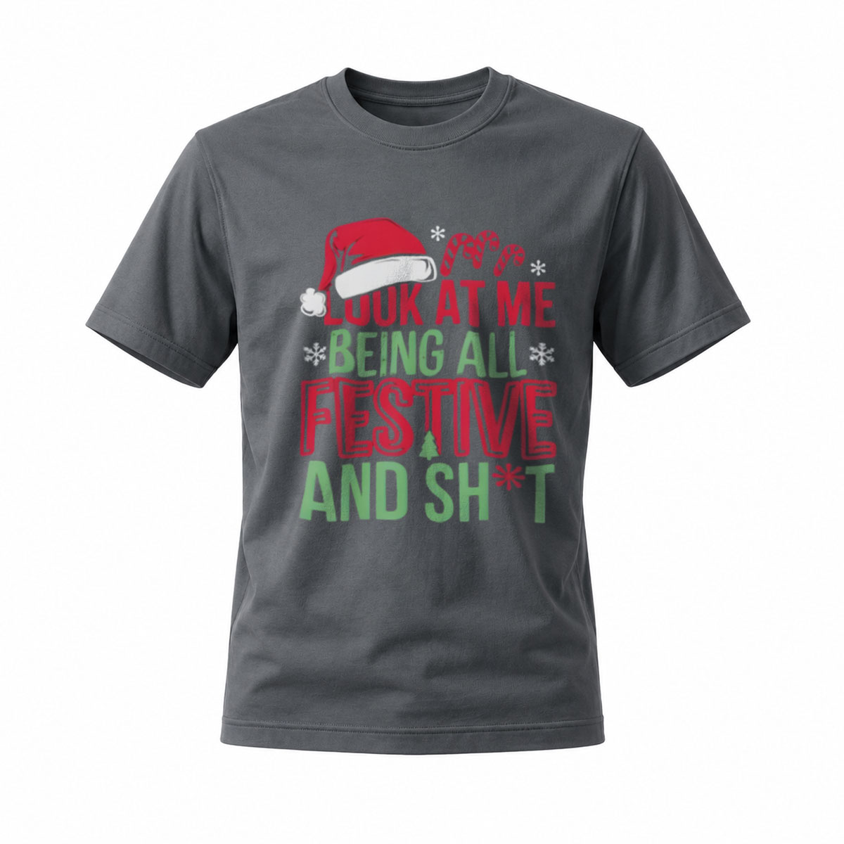 Festive Christmas T-Shirt Men Women Holiday Party Gift Wear - Image 6