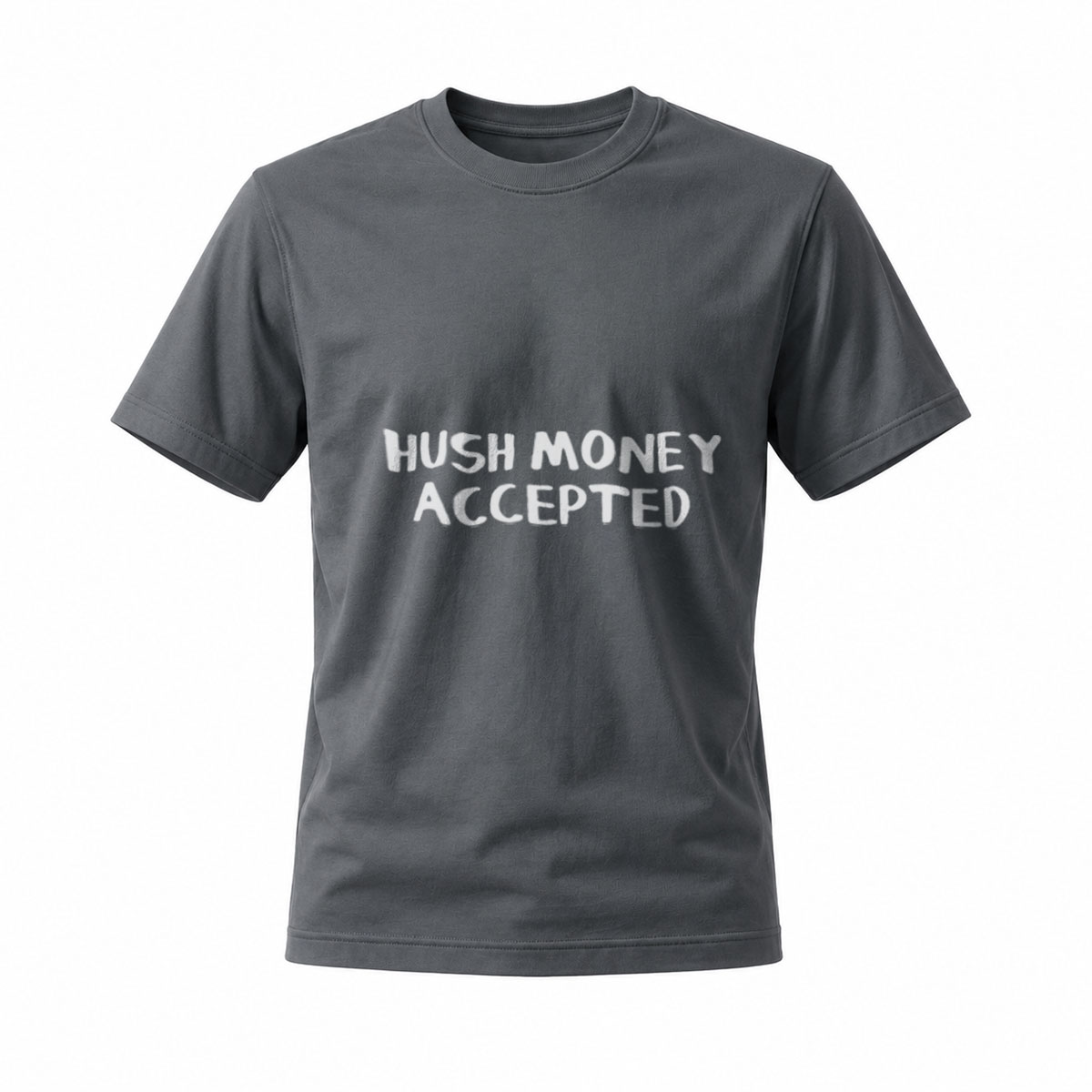 Hush Money Accepted T-Shirt Men's Black Graphic Tee - Image 6