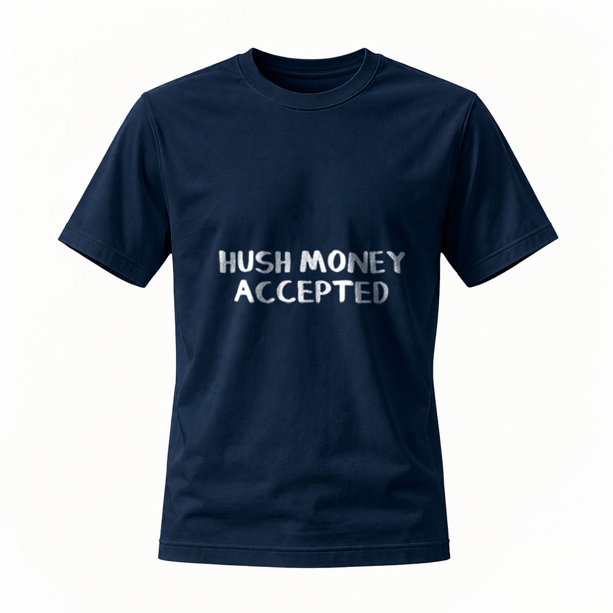 Hush Money Accepted T-Shirt Men's Black Graphic Tee - Image 7