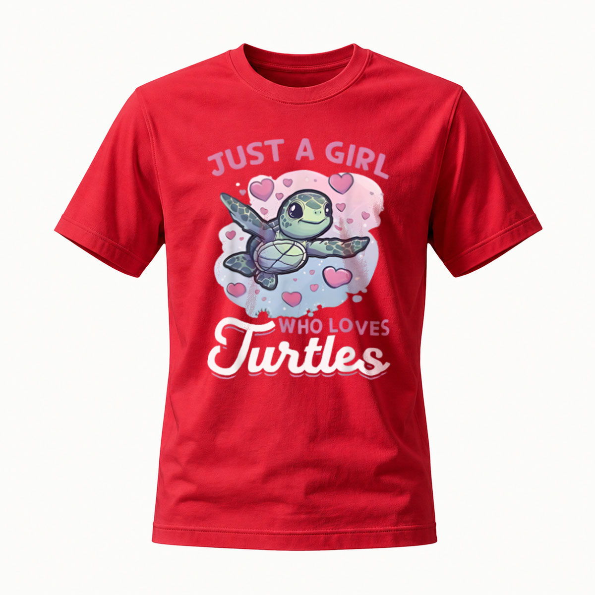 Just a Girl Who Loves Turtles Women's T-Shirt - Image 5