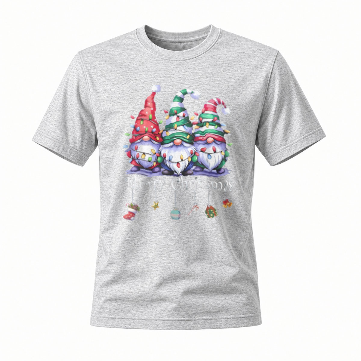 Merry Christmas Gnomes Holiday T-Shirt Men Women Gift - Image 3