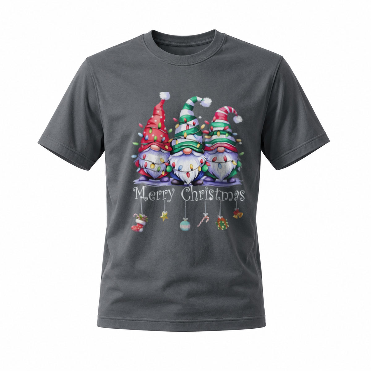 Merry Christmas Gnomes Holiday T-Shirt Men Women Gift - Image 6