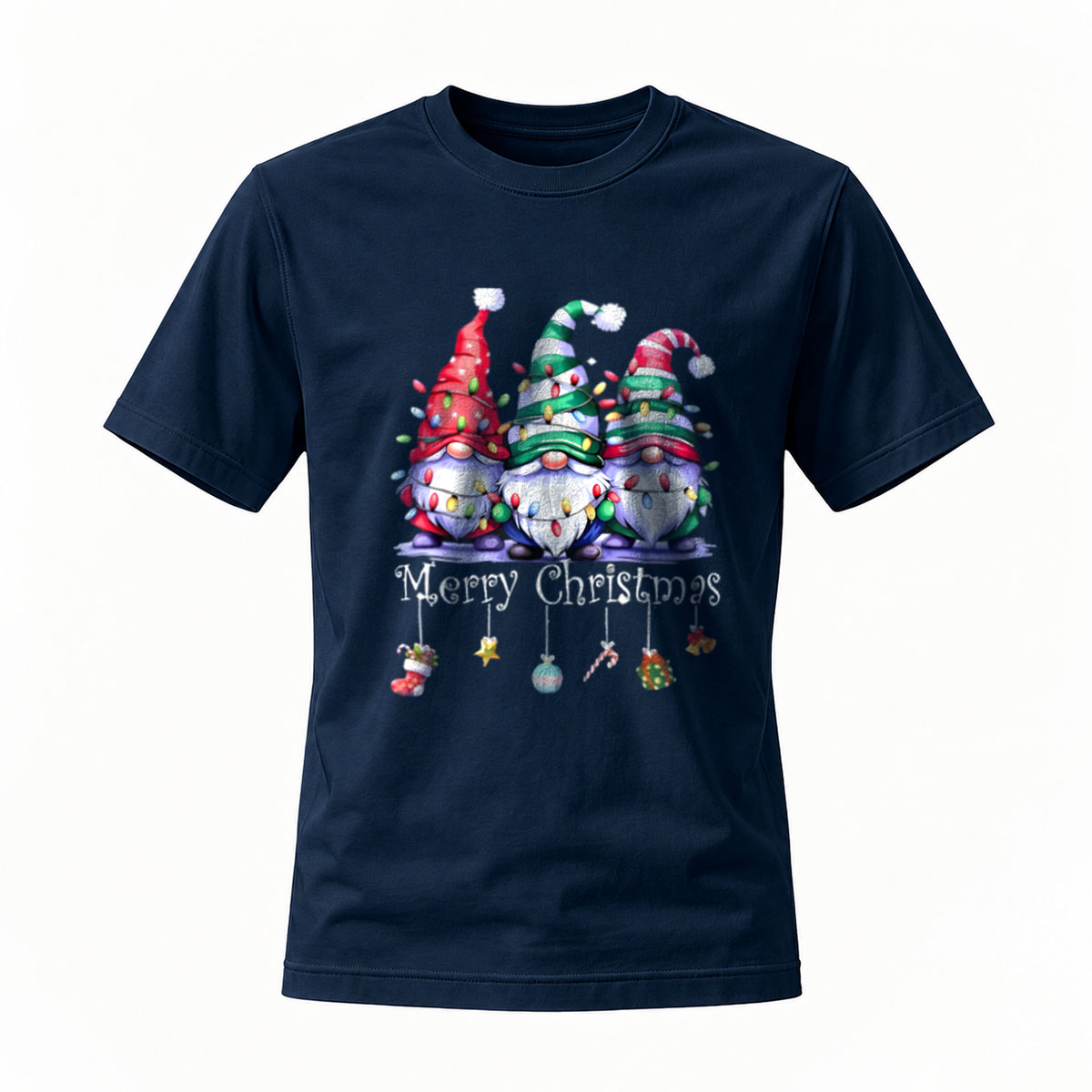 Merry Christmas Gnomes Holiday T-Shirt Men Women Gift - Image 7