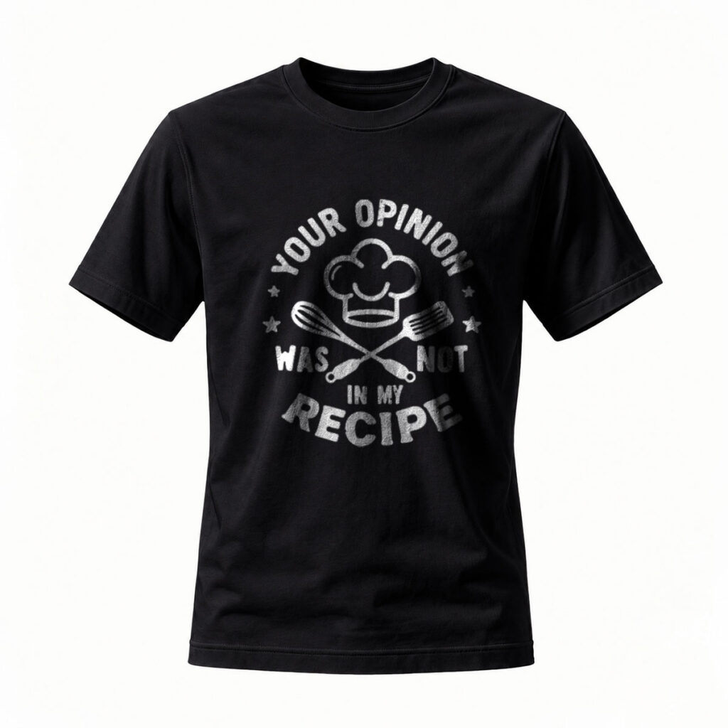 Your Opinion Was Not In My Recipe Chef T-Shirt