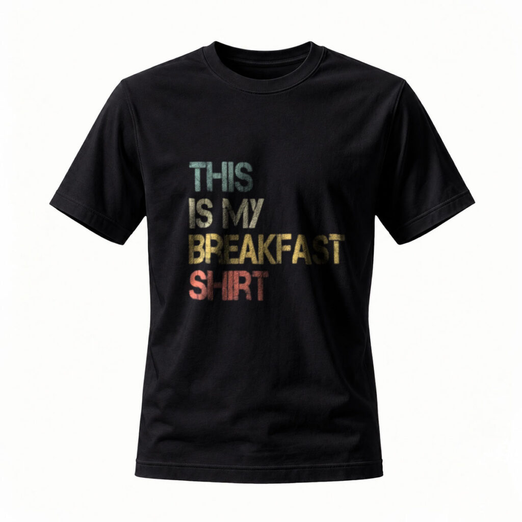 This Is My Breakfast Shirt Men's T-Shirt Funny Casual Wear