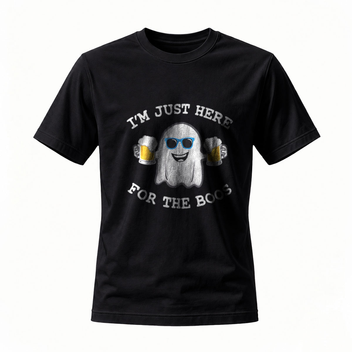 I'm Just Here For The Boos Ghost Beer Halloween T-Shirt
