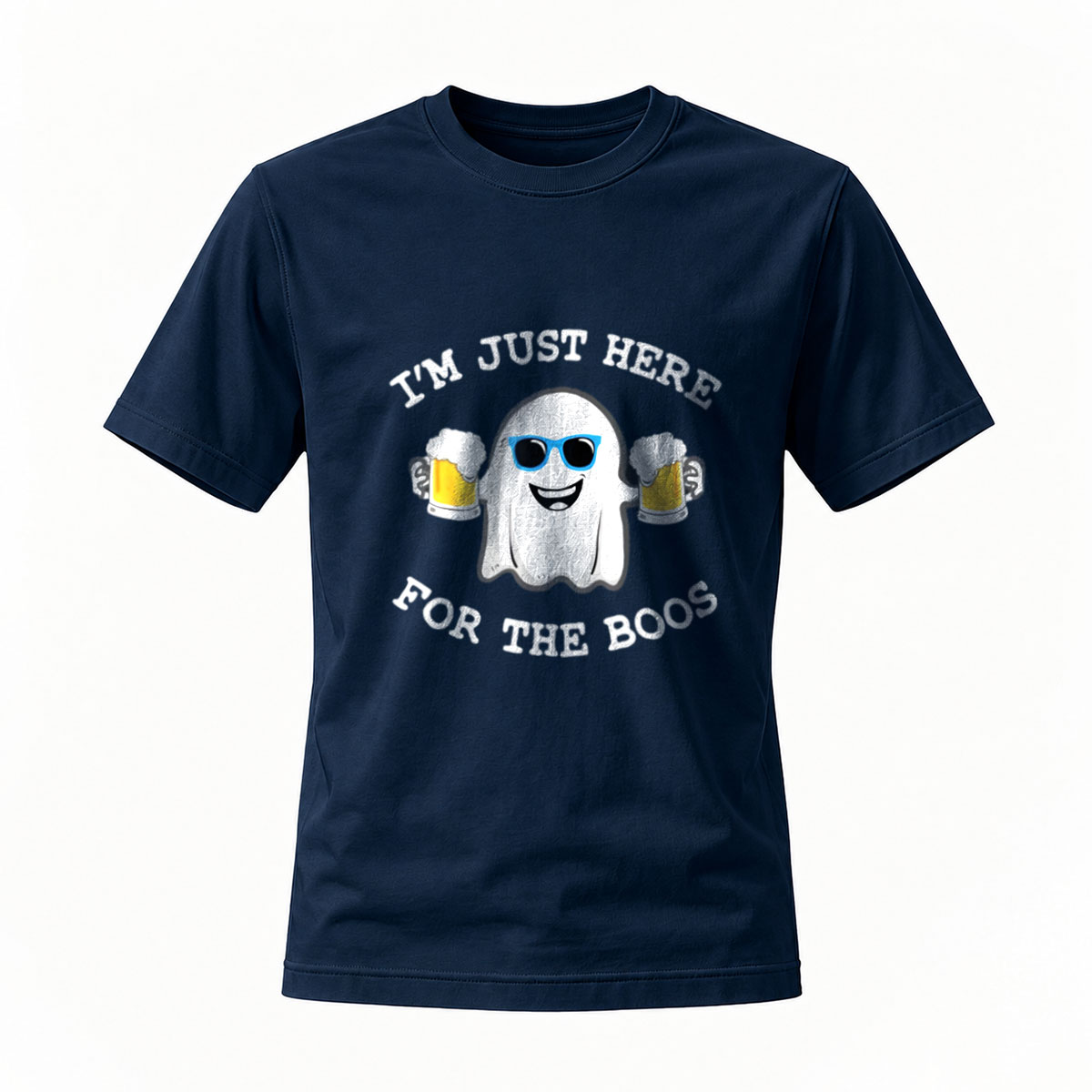 I'm Just Here For The Boos Ghost Beer Halloween T-Shirt - Image 7