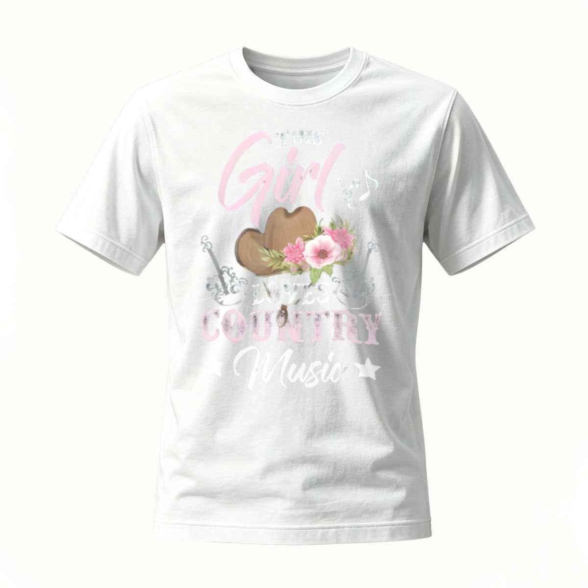 This Girl Loves Country Music T-Shirt Women's Casual Wear - Image 2