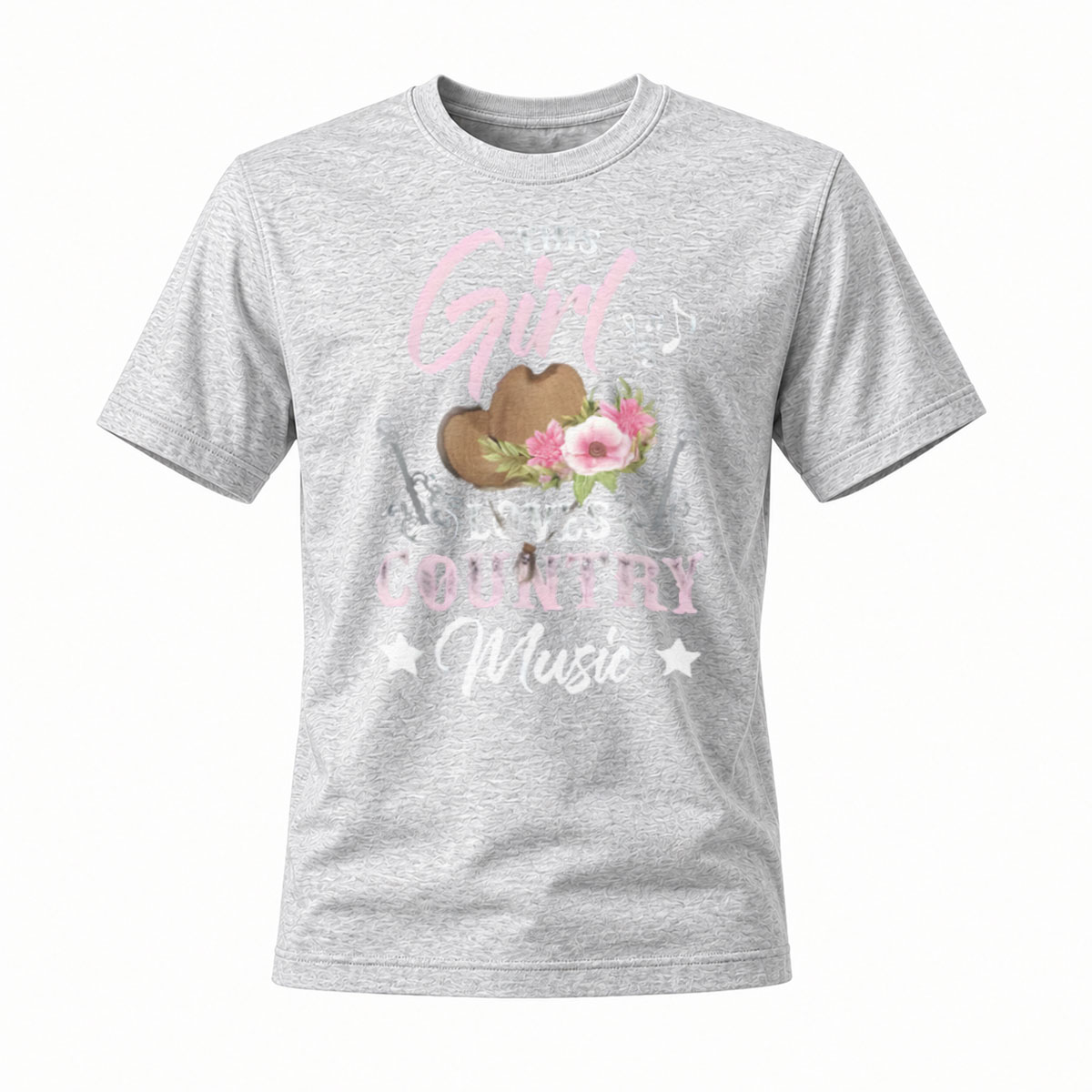 This Girl Loves Country Music T-Shirt Women's Casual Wear - Image 3