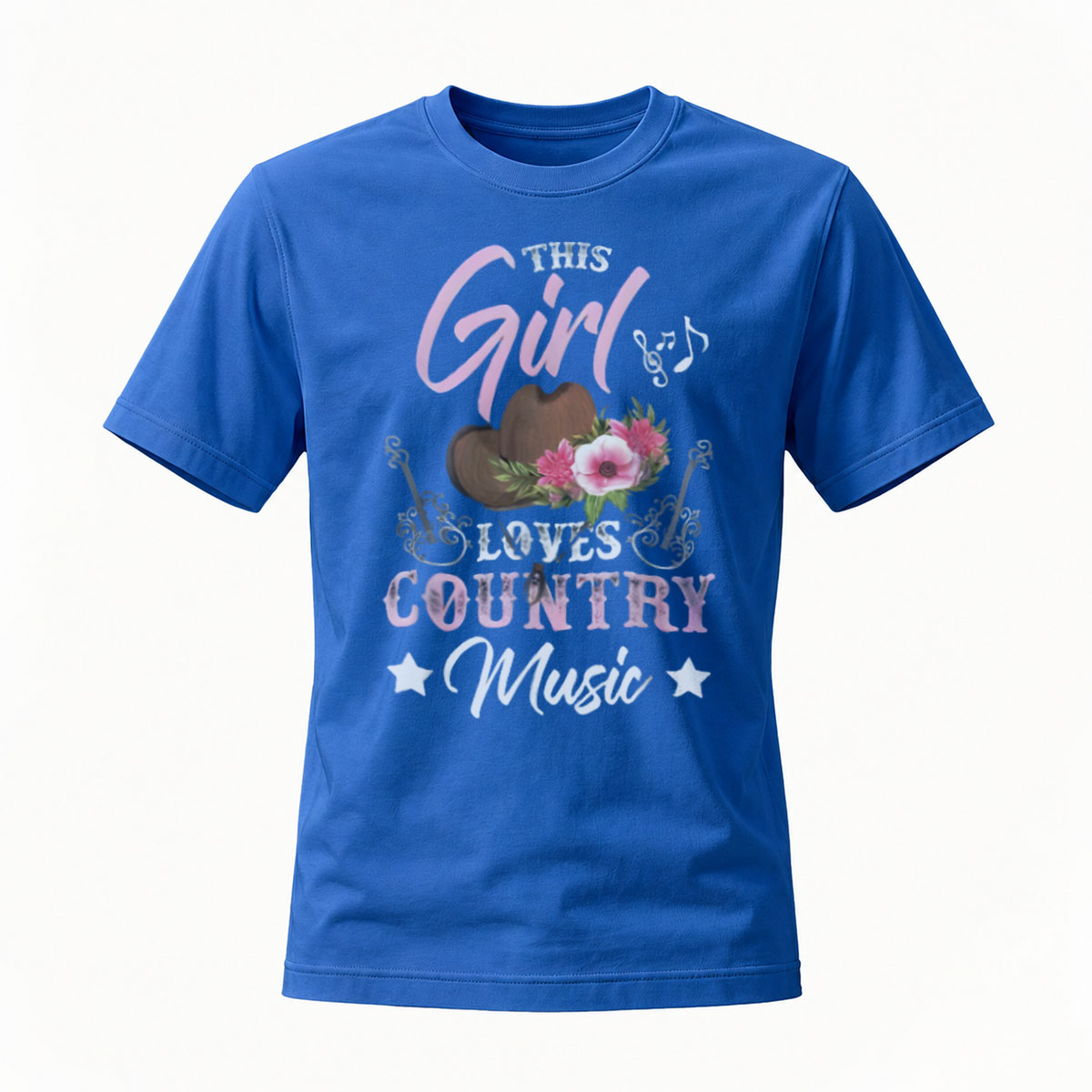 This Girl Loves Country Music T-Shirt Women's Casual Wear - Image 4