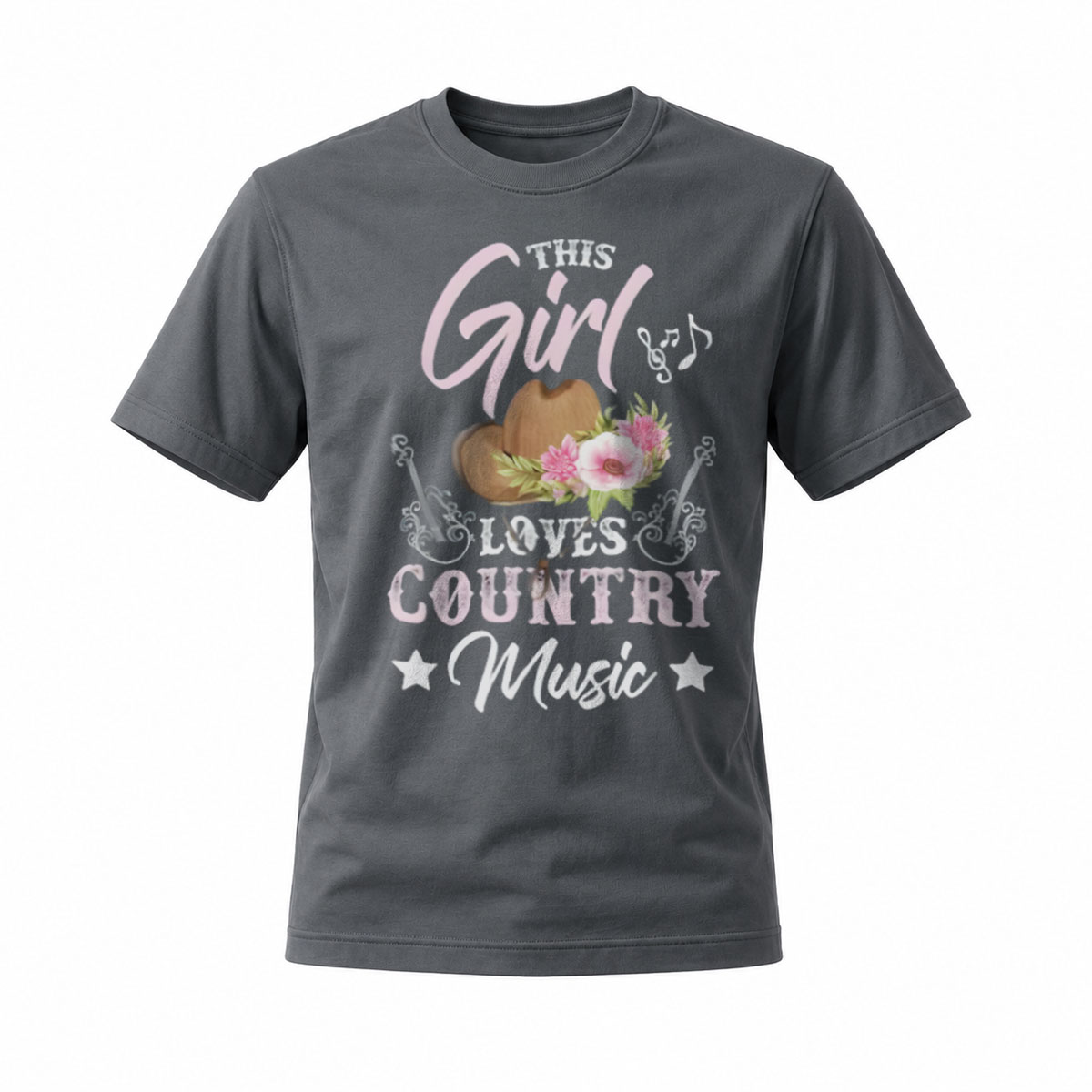 This Girl Loves Country Music T-Shirt Women's Casual Wear - Image 6