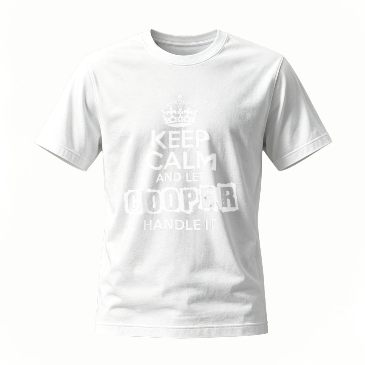 Keep Calm Let Cooper Handle It T-Shirt Men Women Gift - Image 2