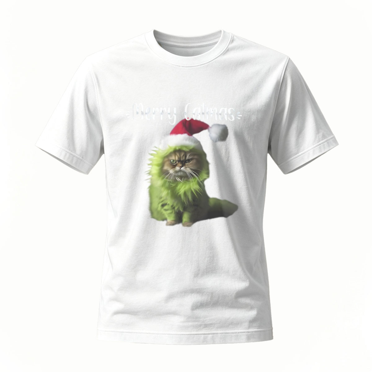 Merry Catmas Grinch Cat Christmas T-Shirt Men Women Holiday Gift - Image 2